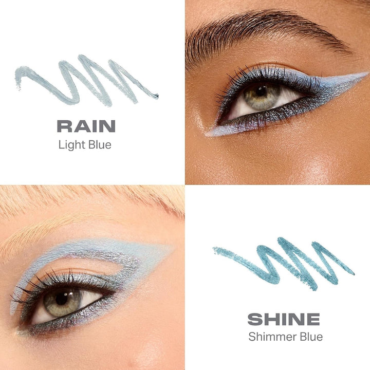 Morphe Bi-Liner Dual-Ended Gel Eyeliner Pencil - Matte &amp; Metallic Eye Liner Duo with Long Lasting Waterproof Color for Precise and Smoked Eye Makeup Looks