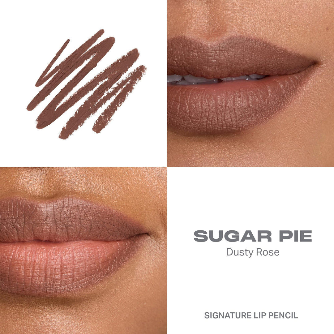 Morphe Signature Lip Liner Pencil - Creamy, Long Lasting Definer for Precise Shaping and Filling - Lip Makeup Essential with Smooth Glide - Professional Lipliner Pencil
