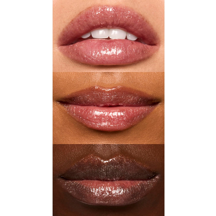 e.l.f. Glow Reviver Lip Oil, Nourishing and Hydrating with High-Shine Glimmer Finish & Sheer Wash Of Color, Minty Scent, Non-Sticky, Vegan & Cruelty-free