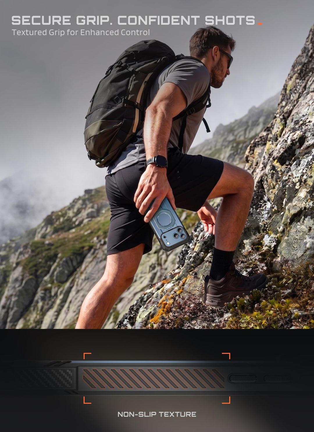 جراب SUPCASE لهاتف iPhone 18 Pro / iPhone 17 Pro، حماية فائقة مع واقي شاشة زجاجي، زر التحكم بالكاميرا، حامل مغناطيسي، متوافق مع MagSafe، جراب حماية كامل للجسم Unicorn Beetle Grip Pro