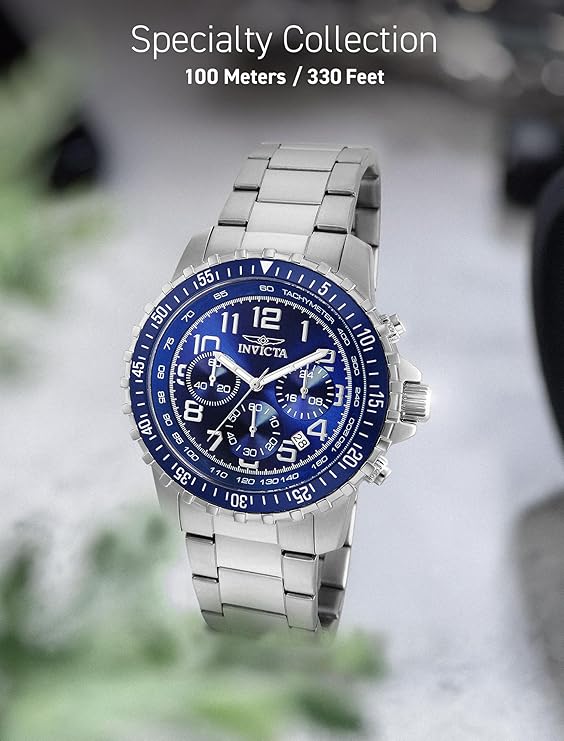 Invicta Men's 6621 Invicta II Chronograph Black Dial Two-Tone Stainless Steel Watch