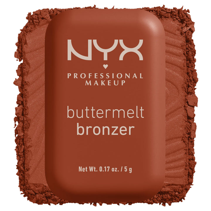 NYX PROFESSIONAL MAKEUP Matte Buttermelt Bronzer, Longwear Face Makeup with Up to 12 Hours of Wear, Vegan Formula 0.17 Ounce