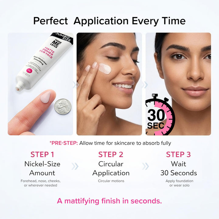 Elizabeth Mott Thank Me Later Glow Enhancer - Hydrating Face Primer &amp; Highlighter for Radiant Skin, Vegan &amp; Cruelty-Free, No Sulfates, Parabens, or Phthalates  - 30g