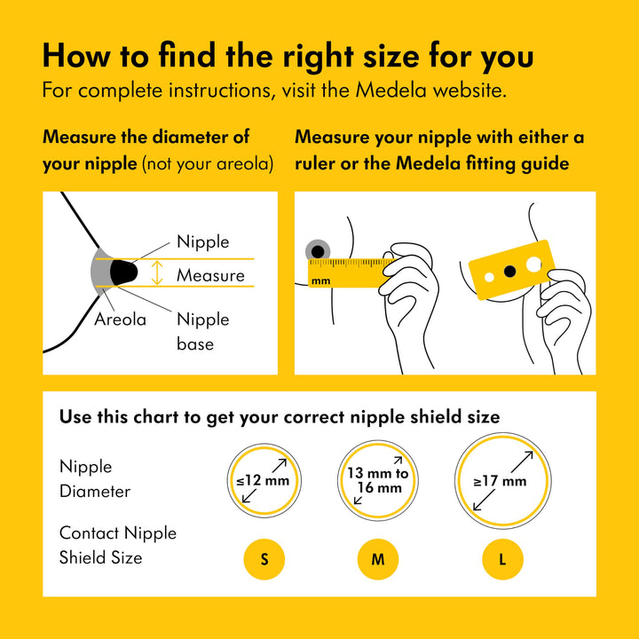 Medela Contact Nipple Shields for Breastfeeding