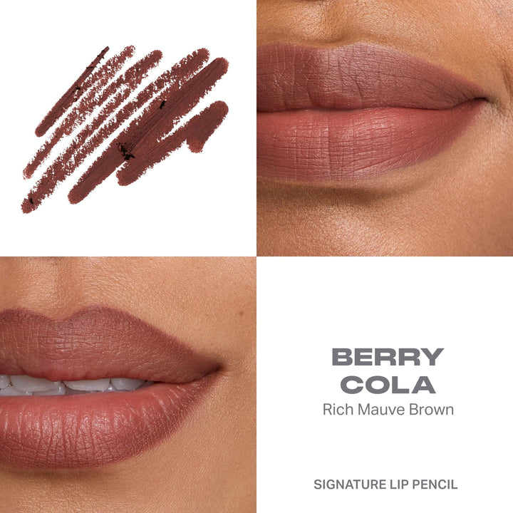 Morphe Signature Lip Liner Pencil - Creamy, Long Lasting Definer for Precise Shaping and Filling - Lip Makeup Essential with Smooth Glide - Professional Lipliner Pencil