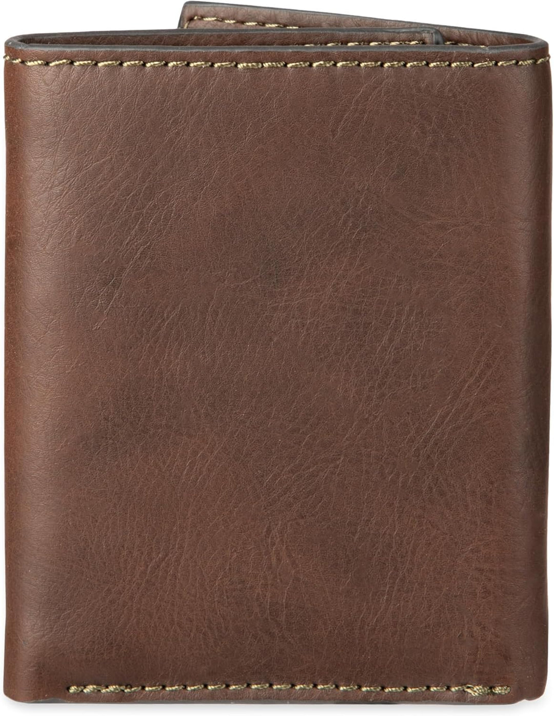 Levi's 31LV110002 Leather Men's Trifold Wallet , Brown Stitch