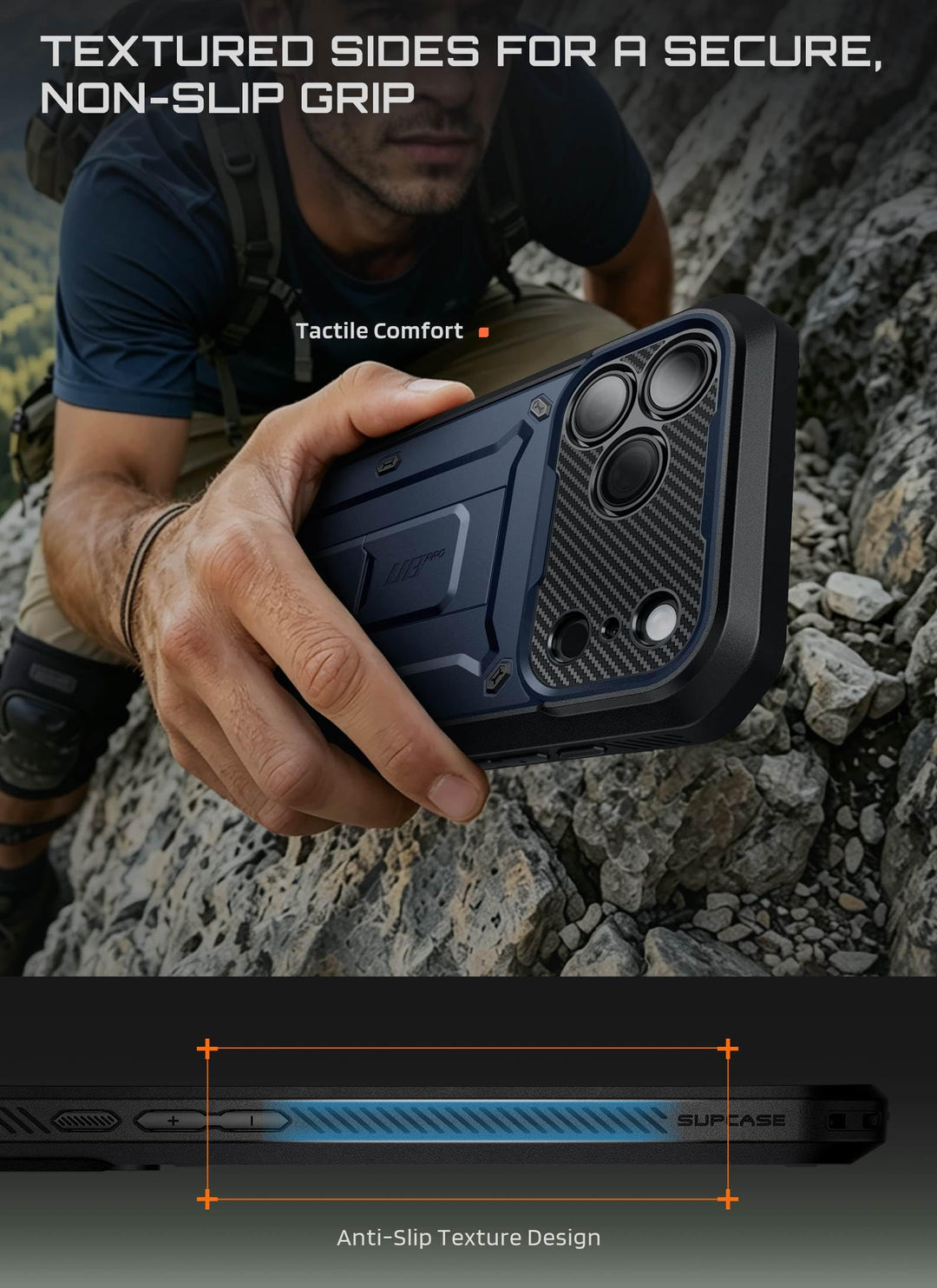 SUPCASE for iPhone Case, Belt Clip, Military-Grade Protection, Built-in Kickstand &amp; Screen Protector, Camera Control, Heavy-Duty Phone Case, Unicorn Beetle Pro