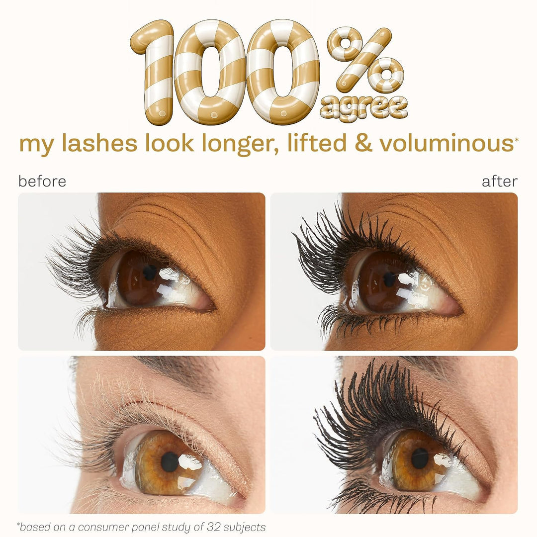 tarte tartelette XL tubing mascara – Lash Extensions in a Tube with Peptide, Extra-Bold Buildable Lifted Length &amp; Volume, Smudge-Proof Longwear, Easy-to-Remove, Vegan &amp; Cruelty-Free
