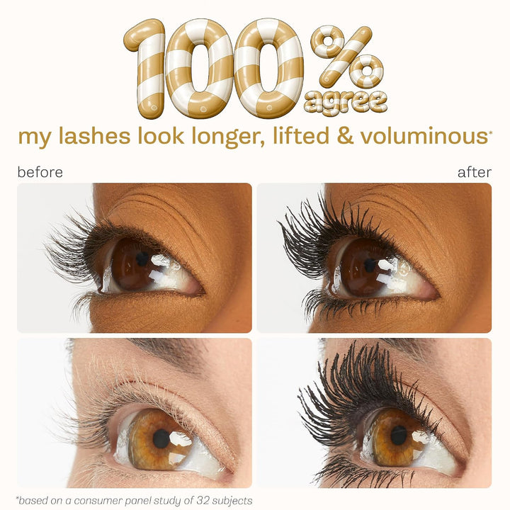 tarte tartelette XL tubing mascara – Lash Extensions in a Tube with Peptide, Extra-Bold Buildable Lifted Length &amp; Volume, Smudge-Proof Longwear, Easy-to-Remove, Vegan &amp; Cruelty-Free
