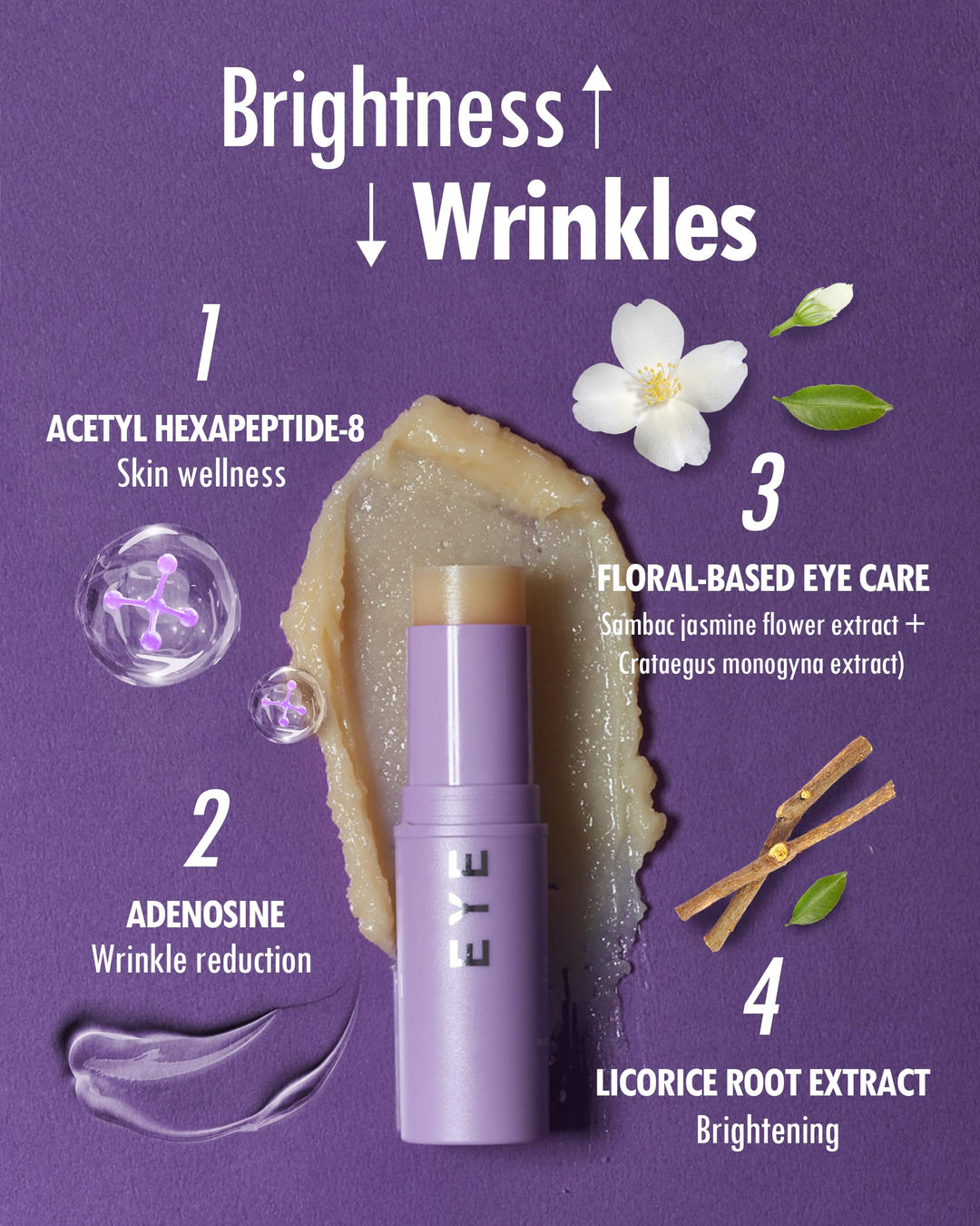 KAHI Kisstin Balm - Skin-Refining Face Moisturizer & Makeup Stick | Nourishing Beauty Moisturizer Stick | Makeup-enhancing Glow Balm (0.32 oz)