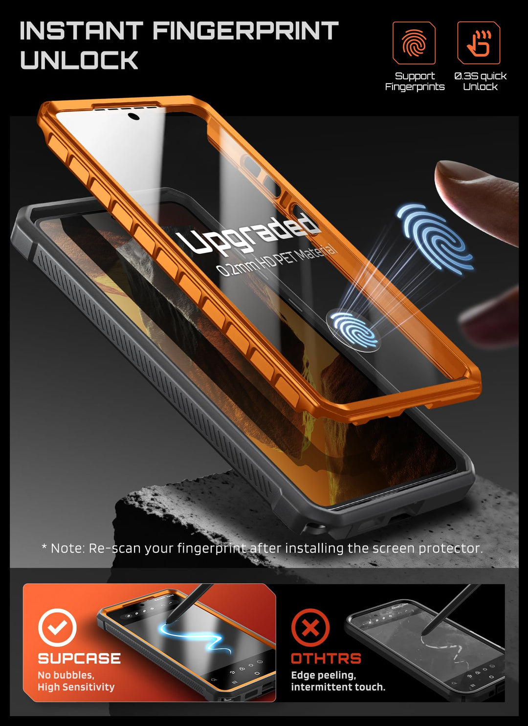 حافظة SUPCASE لسلسلة Samsung Galaxy S26 مزودة بحامل مدمج، وحماية بمعيار عسكري، ومتوافقة مع MagSafe، ومشبك حزام قابل للفصل، وواقي شاشة وإطار أمامي مدمجين، UBPro Mag