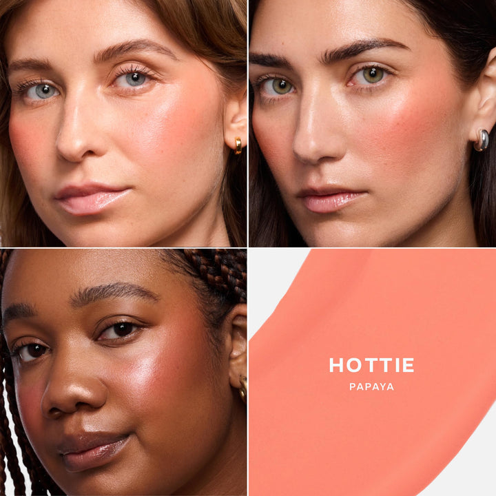 Saie Dew Liquid Blush for Cheeks - Hydrating Cream Blush Stick with a Blendable + Buildable Formula