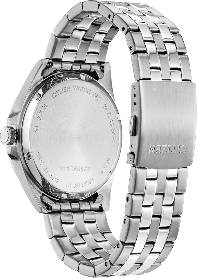 Citizen Quartz Mens Watch, Stainless Steel, Classic, Silver-Tone (Model: BI5050-54E)