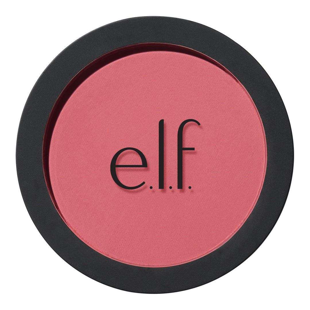 e.l.f Primer-Infused Blush, Long-Wear, Matte, Bold, Lightweight, Blends Easily, Contours Cheeks, Always Rosy, All-Day Wear, Vegan &amp; Cruelty-Free