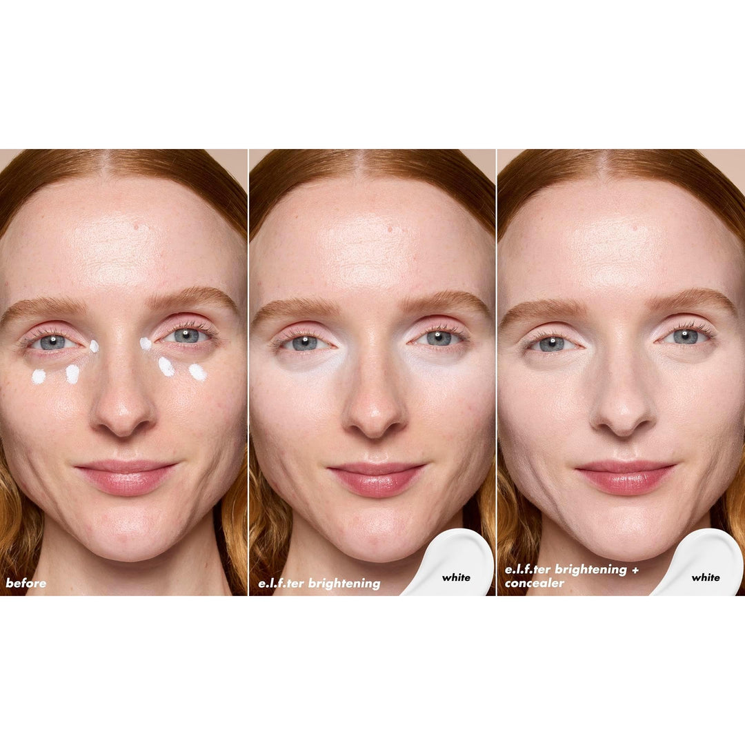 e.l.f. Soft Glam Brightening Corrector, Helps Minimize Dark Circles &amp; Discoloration, Hydrating With A Natural Finish, Vegan &amp; Cruelty-Free