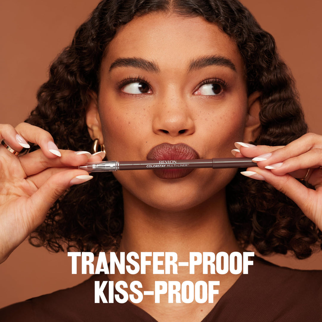 Revlon ColorStay Multi-Liner for Lips, Eyes &amp; Face | Creamy multi-use liner for lips, eyes &amp; face. Precision brush for easy blending. Glides on without tugging.