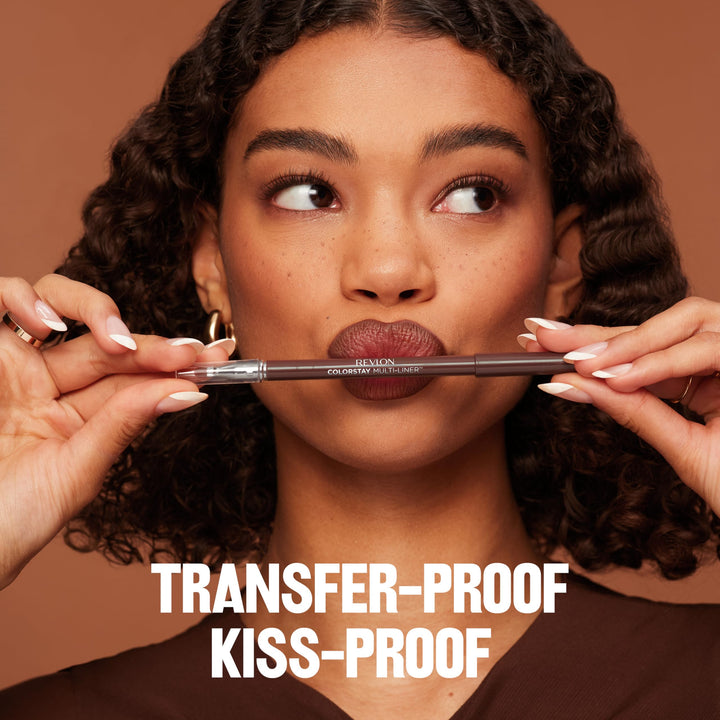 Revlon ColorStay Multi-Liner for Lips, Eyes &amp; Face | Creamy multi-use liner for lips, eyes &amp; face. Precision brush for easy blending. Glides on without tugging.