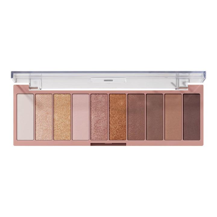 e.l.f. Perfect 10 Eyeshadow Palette, Ten Ultra-pigmented Neutral Shades, Blendable Formula, Vegan & Cruelty-free
