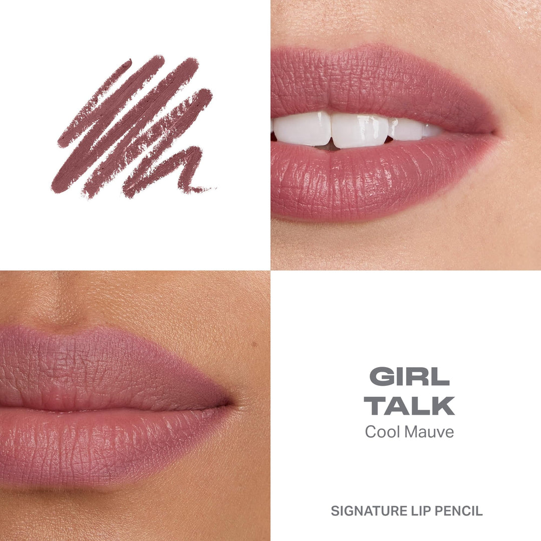 Morphe Signature Lip Liner Pencil - Creamy, Long Lasting Definer for Precise Shaping and Filling - Lip Makeup Essential with Smooth Glide - Professional Lipliner Pencil
