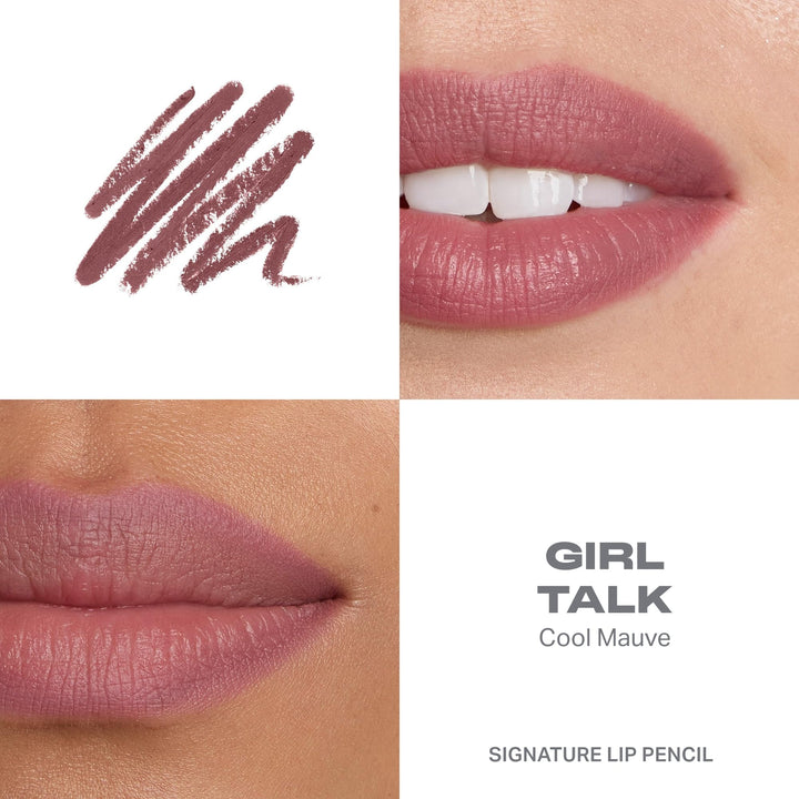 Morphe Signature Lip Liner Pencil - Creamy, Long Lasting Definer for Precise Shaping and Filling - Lip Makeup Essential with Smooth Glide - Professional Lipliner Pencil