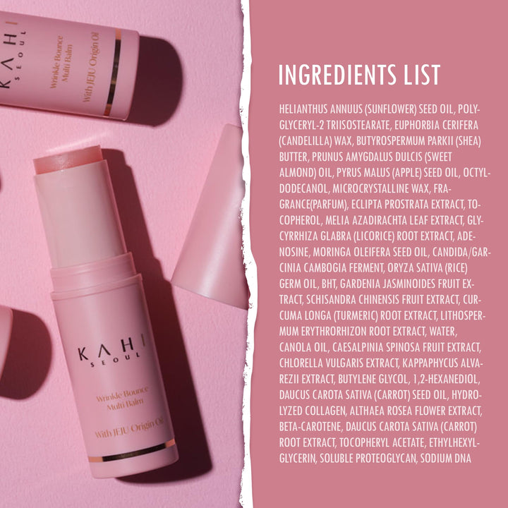 KAHI Kisstin Balm - Skin-Refining Face Moisturizer & Makeup Stick | Nourishing Beauty Moisturizer Stick | Makeup-enhancing Glow Balm (0.32 oz)