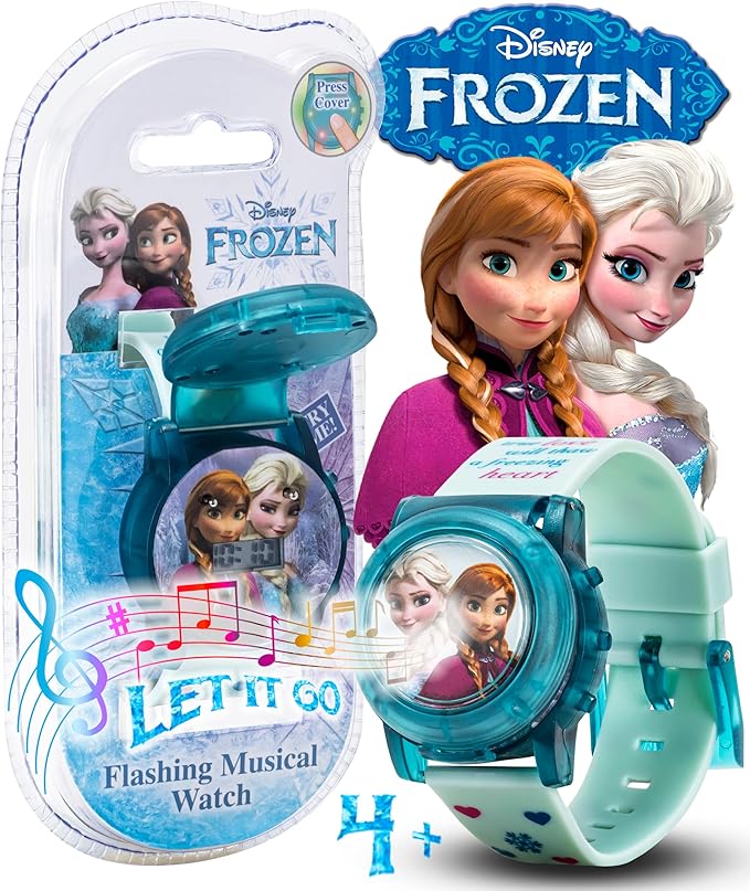 Disney Kids' FZN3821SR Digital Display Analog Quartz Blue Watch