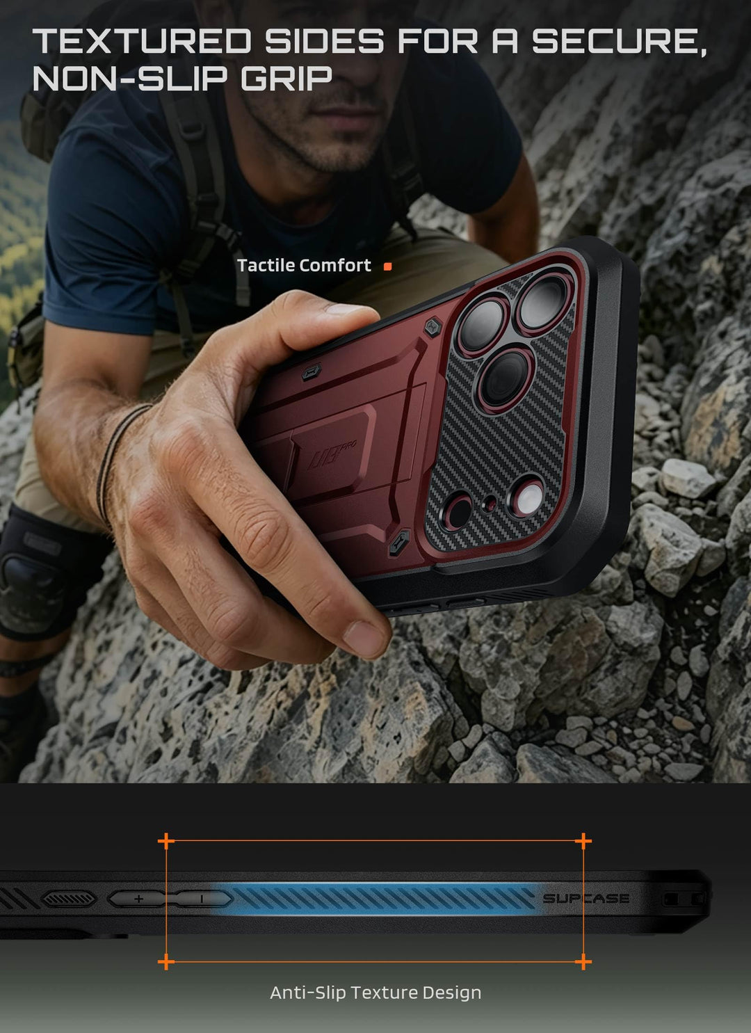 SUPCASE for iPhone Case, Belt Clip, Military-Grade Protection, Built-in Kickstand &amp; Screen Protector, Camera Control, Heavy-Duty Phone Case, Unicorn Beetle Pro