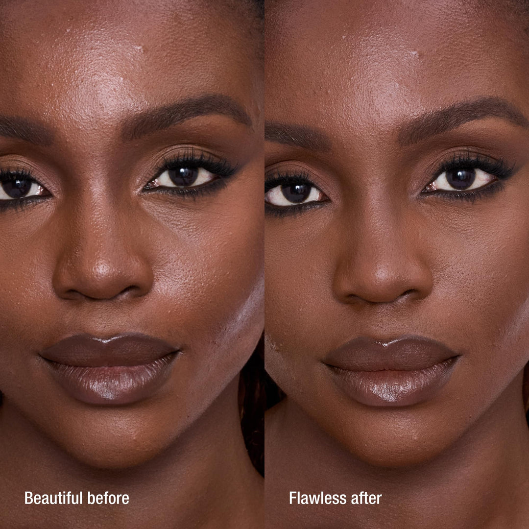 Charlotte Tilbury Airbrush Flawless Finish Setting Powder - Pore-Blurring Pressed Powder for Face Makeup to Minimize Shine with a Soft-Focus Finish - Full Size
