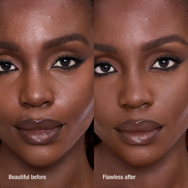 Charlotte Tilbury Airbrush Flawless Finish Setting Powder - Pore-Blurring Pressed Powder for Face Makeup to Minimize Shine with a Soft-Focus Finish - Full Size