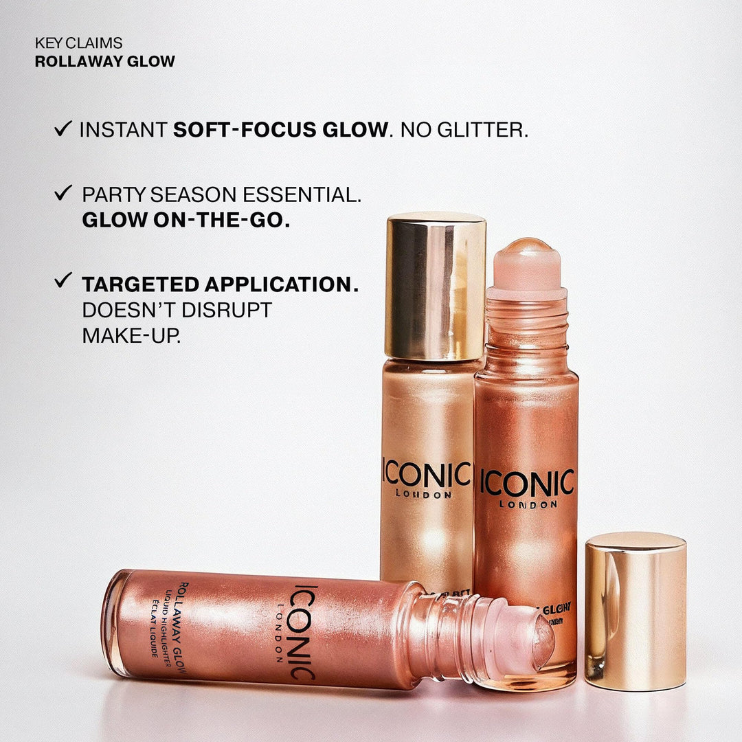 ICONIC LONDON Rollaway Glow Rollerball Liquid Highlighter | 0.27 أونصة سائلة