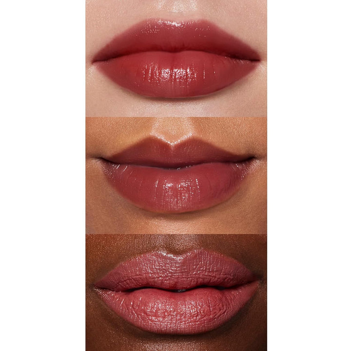 e.l.f. O Face Satin Lipstick, Richly Pigmented, Nourishing &amp; Long-Lasting Creamy Lipstick, Infused With Jojoba, Vegan &amp; Cruelty-Free, Own It