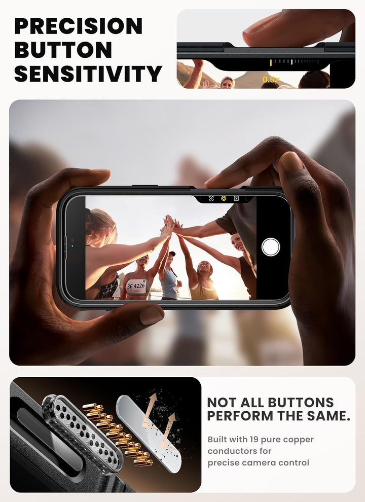 i-Blason for iPhone Air Case MagSafe with Stand [9H Tempered Glass Screen Protector] [Camera Control Button] Military-Grade Protection Full-Body Heavy Duty Magnetic Case for iPhone 17 Air 6.5''
