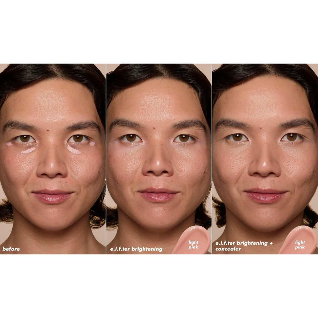 e.l.f. Soft Glam Brightening Corrector, Helps Minimize Dark Circles &amp; Discoloration, Hydrating With A Natural Finish, Vegan &amp; Cruelty-Free
