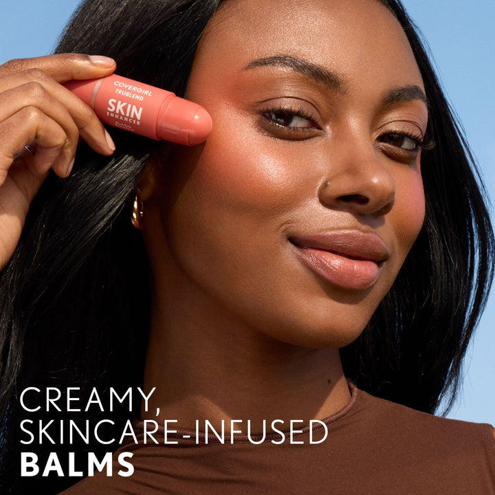 COVERGIRL Trublend Skin Enhancer Blush Balm Stick, Vegan Formula, Easy to Use, Glides on Effortlessly, Non-Greasy, Doesn&
