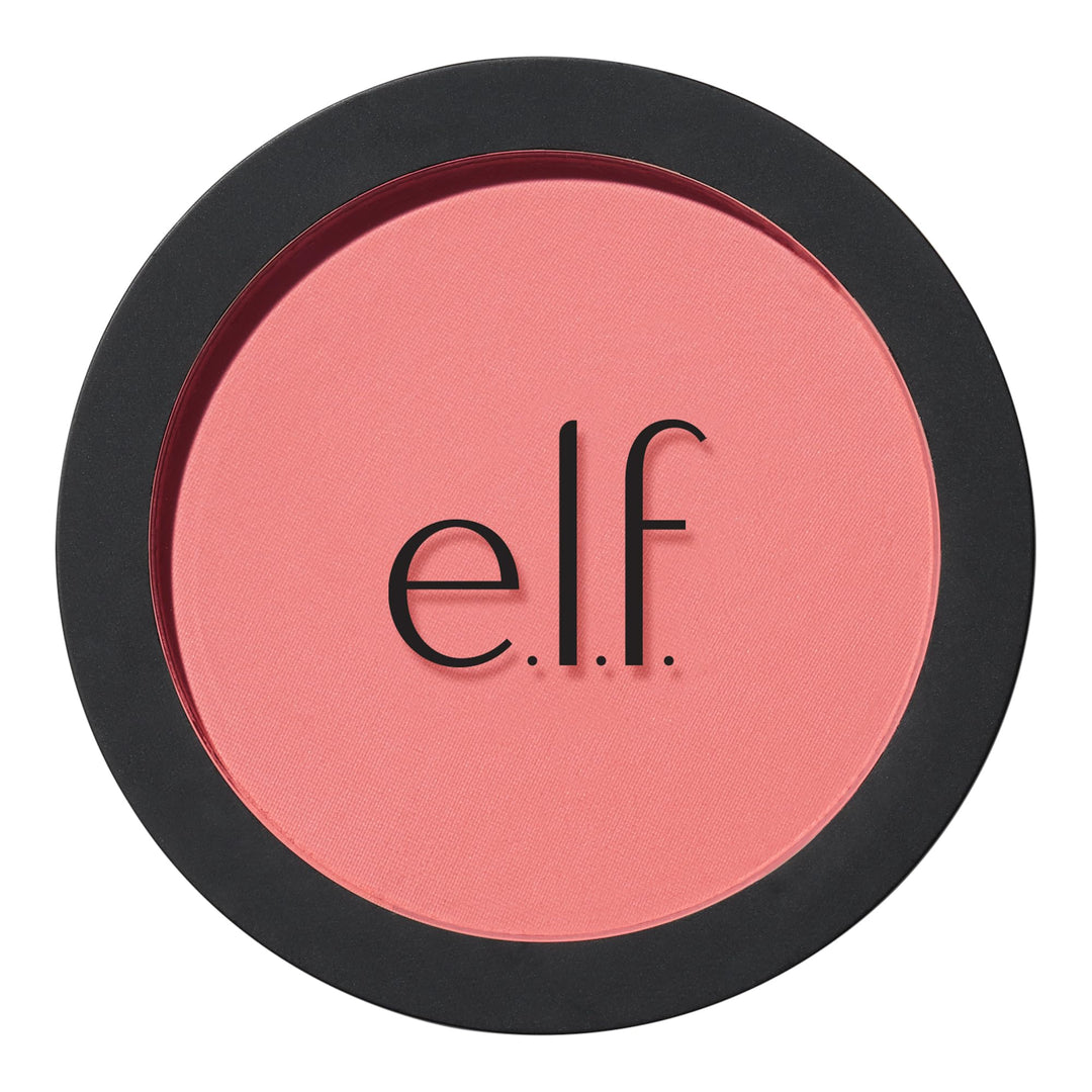 e.l.f Primer-Infused Blush, Long-Wear, Matte, Bold, Lightweight, Blends Easily, Contours Cheeks, Always Rosy, All-Day Wear, Vegan &amp; Cruelty-Free