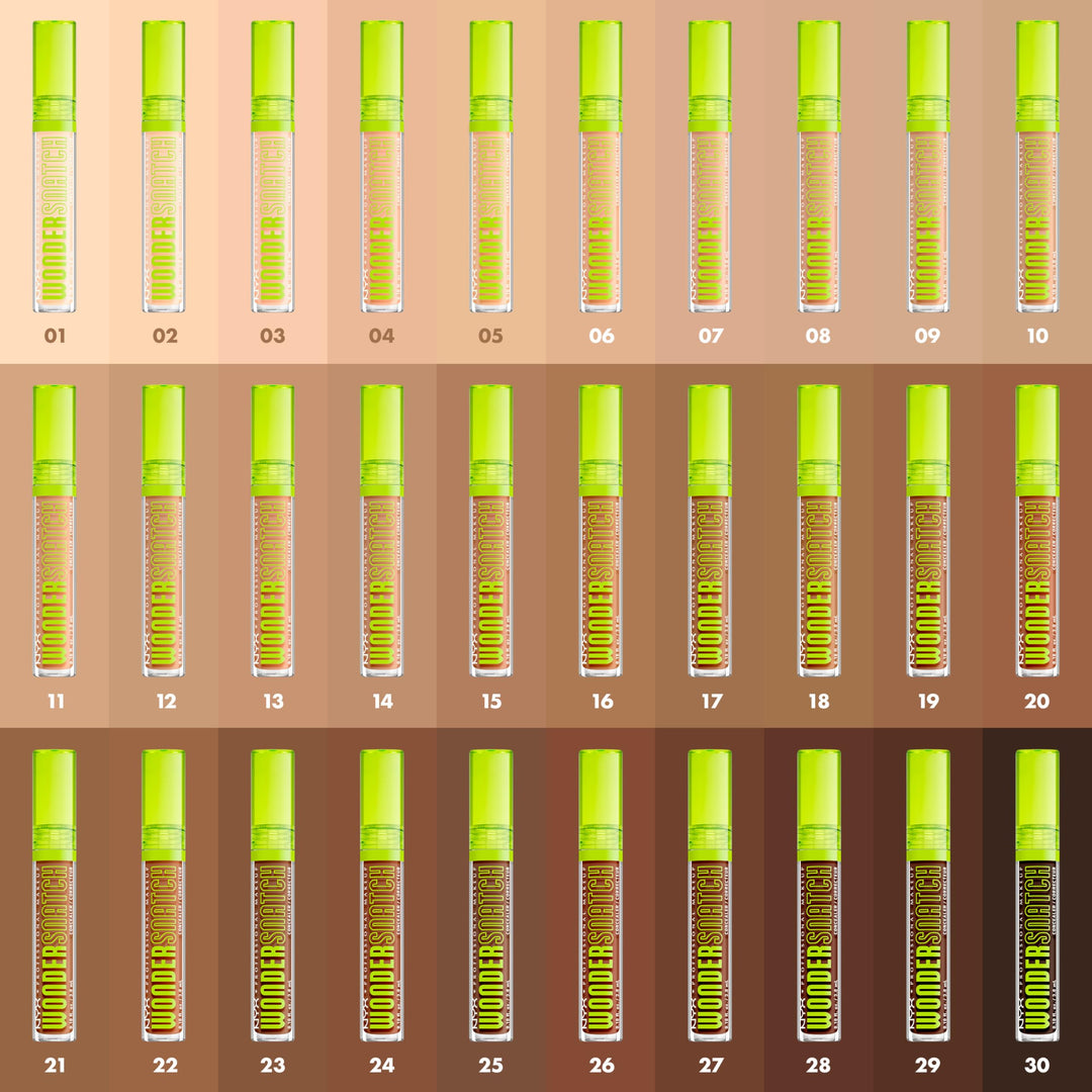 NYX PROFESSIONAL MAKEUP Wonder Snatch Concealer, Brightening, Lifting &amp; Snatching Full Coverage Makeup Concealer with 24HR Wear, Vegan &amp; Cruelty Free - Fair