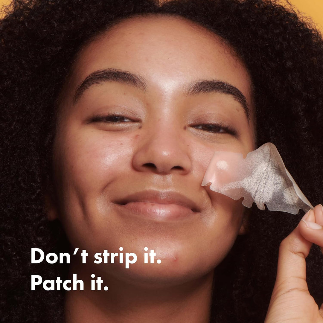 Mighty Patch Nose Pimple Patches, Large Hydrocolloid Pore Strips, Dermatologist Approved, Overnight, Pimple Stickers from Hero Cosmetics, 10 count