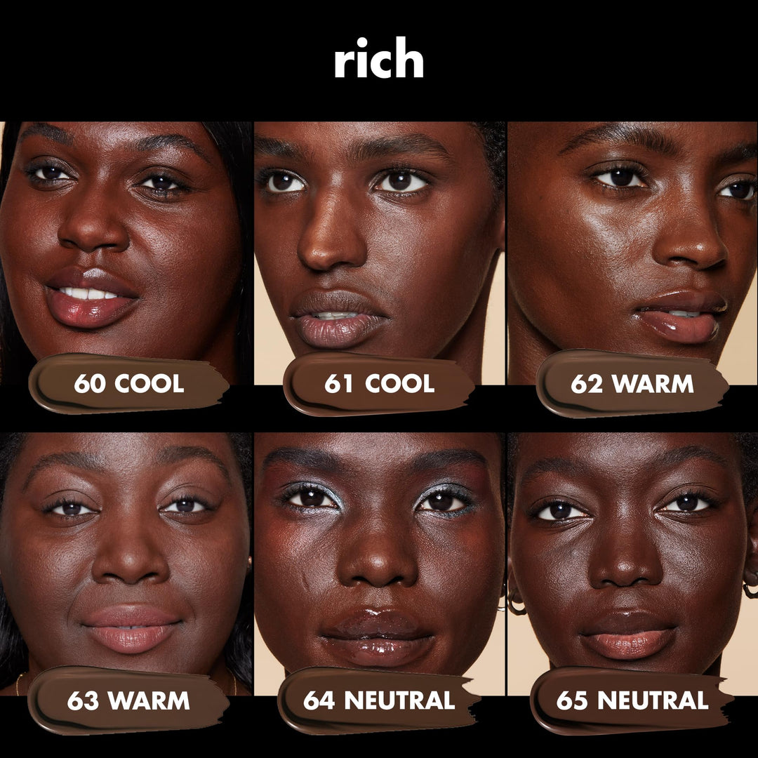 e.l.f. Soft Glam Foundation, Medium Coverage, Long-Lasting & Buildable Foundation For A Smooth, Satin Finish, Vegan & Cruelty-Free, 32 Medium Neutral