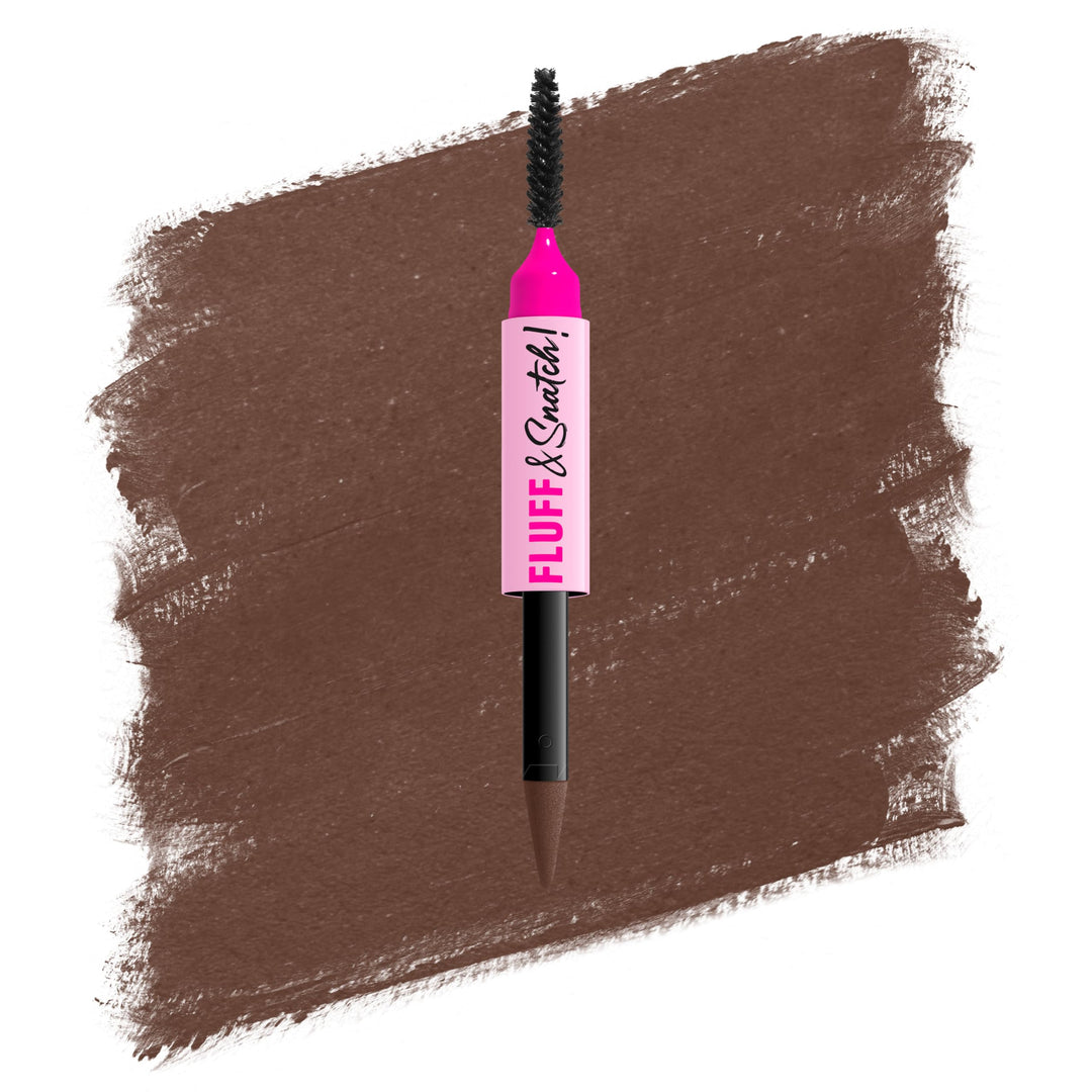 NYX PROFESSIONAL MAKEUP Fluff &amp; Snatch Brow Powder Pen, Cream To Powder Eyebrow Pen For Soft, Defined Brows, Smudge and Transfer-Resistant Formula