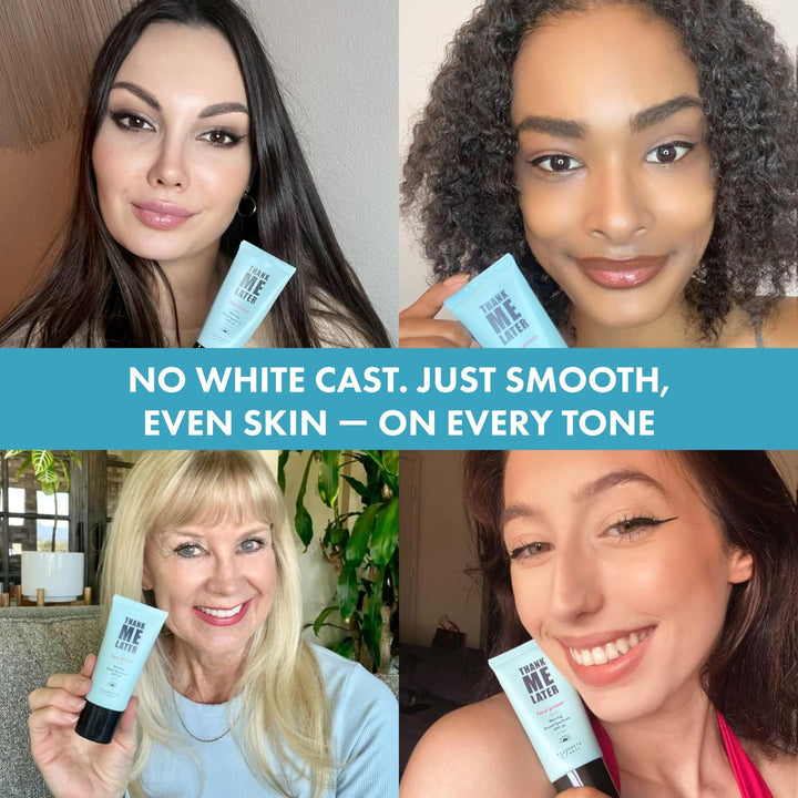 Elizabeth Mott Thank Me Later Glow Enhancer - Hydrating Face Primer &amp; Highlighter for Radiant Skin, Vegan &amp; Cruelty-Free, No Sulfates, Parabens, or Phthalates  - 30g