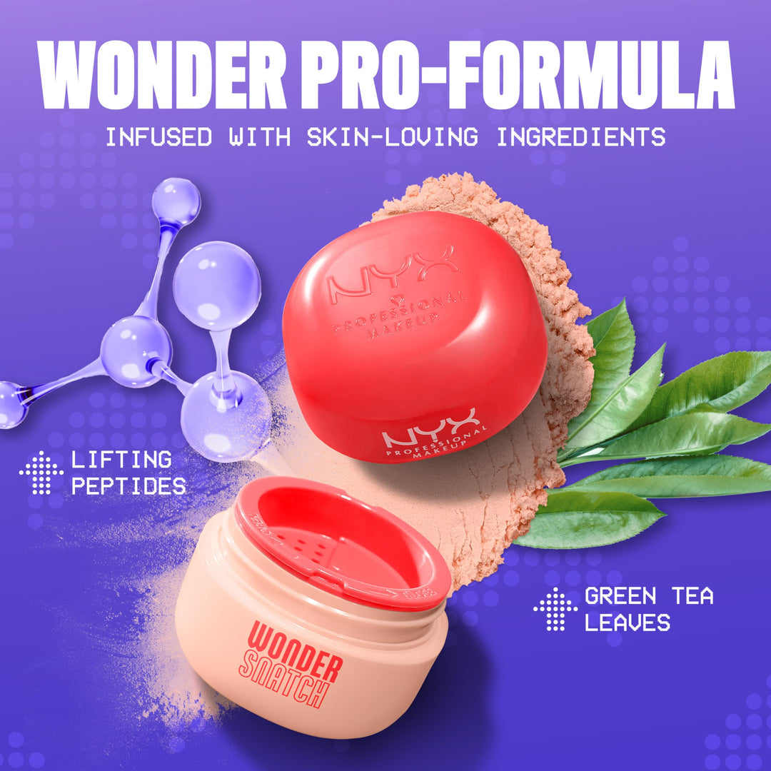 NYX PROFESSIONAL MAKEUP Wonder Snatch Setting Powder, Lifting Loose Powder With Up To 16HR Wear