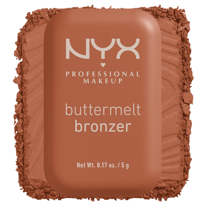 NYX PROFESSIONAL MAKEUP Matte Buttermelt Bronzer, Longwear Face Makeup with Up to 12 Hours of Wear, Vegan Formula 0.17 Ounce