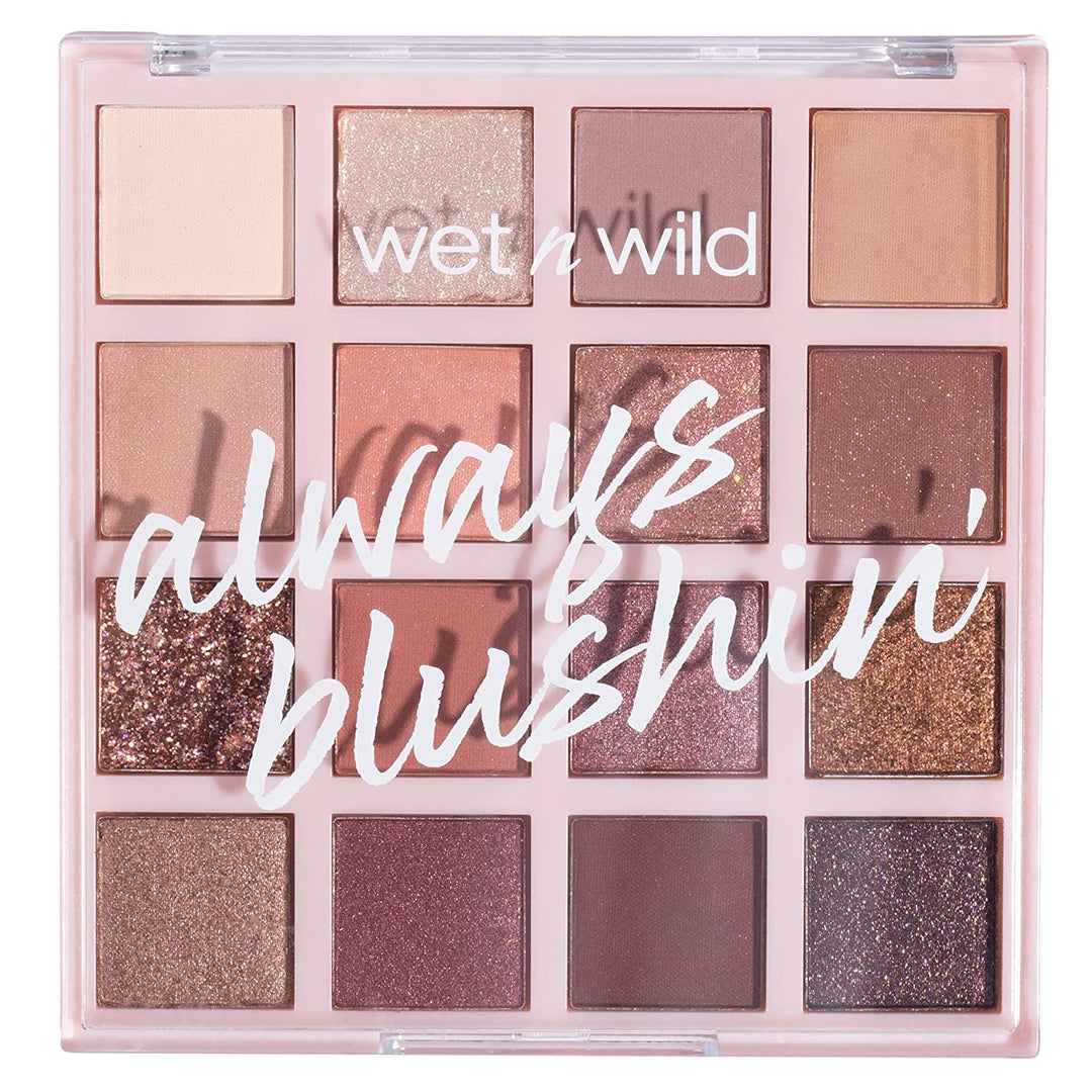 باليت wet n wild Always Naked، مكياج عيون نود محايد، قابل للمزج، ألوان نود دافئة وباردة، مطفي، لامع، جليتر، ناعم وكريمي