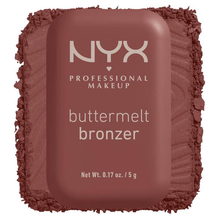 NYX PROFESSIONAL MAKEUP Matte Buttermelt Bronzer, Longwear Face Makeup with Up to 12 Hours of Wear, Vegan Formula 0.17 Ounce