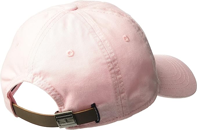Tommy Hilfiger Men's Cotton Logo Adjustable Baseball Cap - Crystal Rose - 3alababak