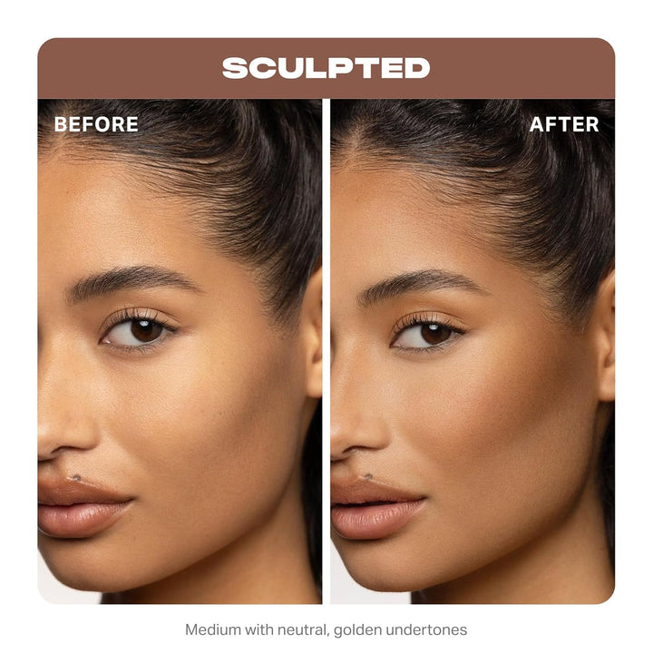 Morphe Shaperlifter Micro Contour Stick - Precision Cream Contour Makeup with Built-In Sharpener - Cool Tone Complexion Stick for Sculpting Face Makeup