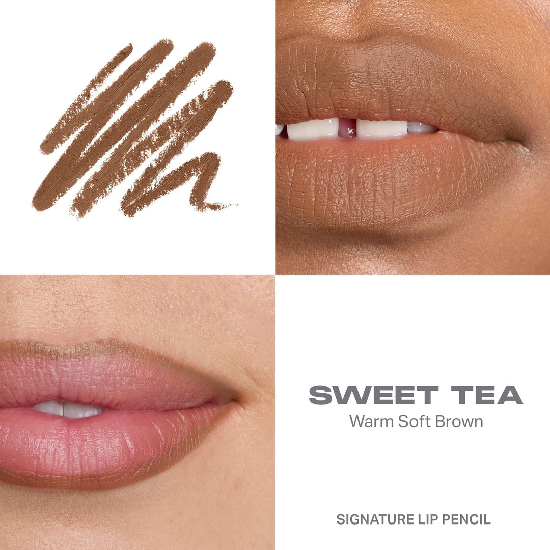 Morphe Signature Lip Liner Pencil - Creamy, Long Lasting Definer for Precise Shaping and Filling - Lip Makeup Essential with Smooth Glide - Professional Lipliner Pencil