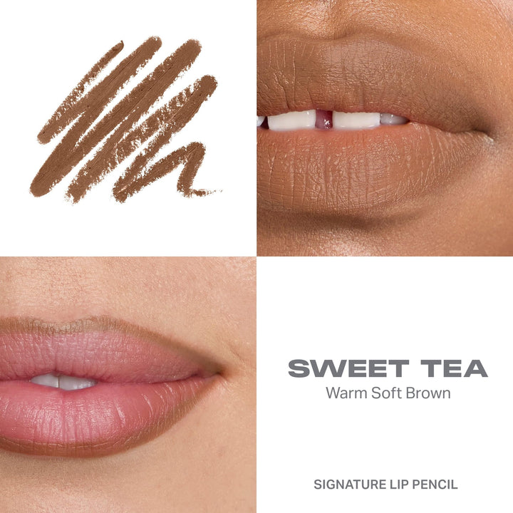 Morphe Signature Lip Liner Pencil - Creamy, Long Lasting Definer for Precise Shaping and Filling - Lip Makeup Essential with Smooth Glide - Professional Lipliner Pencil