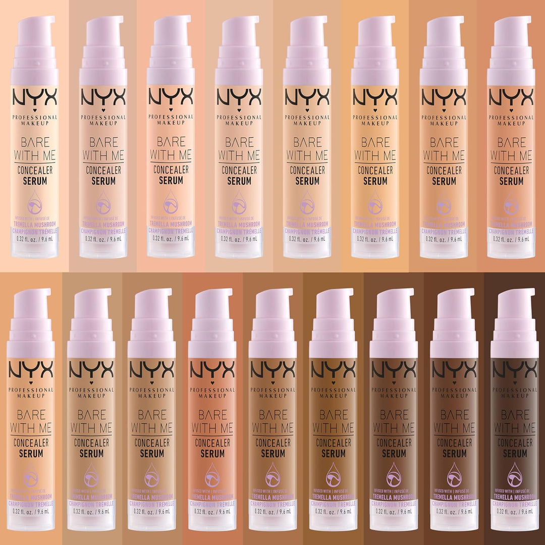 NYX PROFESSIONAL MAKEUP Bare With Me Concealer Serum, Concealer Makeup For Up To 24Hr Hydration