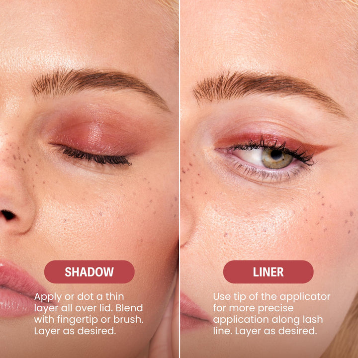 Sacheu Liquid Eyeshadow STAY-N, Buildable &amp; Blendable Creamy &amp; pigment-packed vegan formula, longwear, crease-proof, no fallout, infused with hyaluronic acid